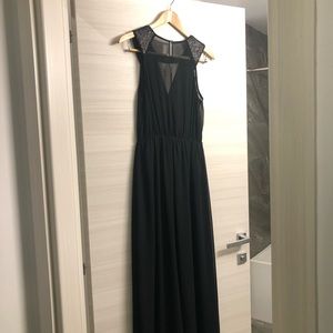 BCBG Black Floor Length Dress